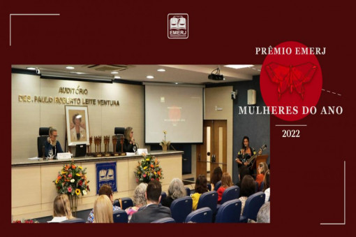 Maria Helena Barros recebe Prêmio Emerj Mulheres do Ano 2022