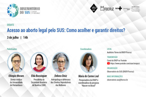 Observatório do SUS da ENSP promove debate sobre acesso ao aborto legal no SUS